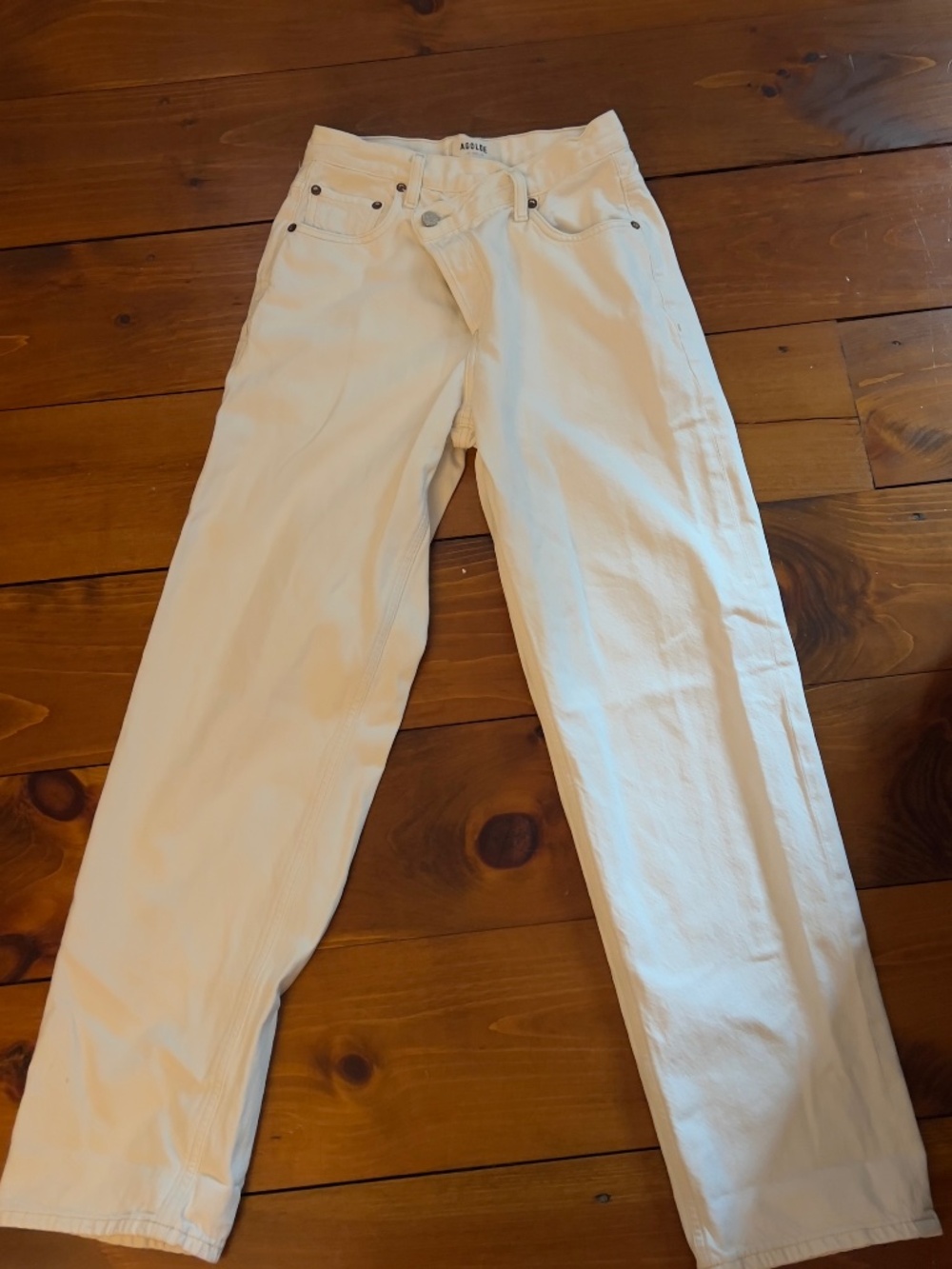 Agolde criss cross jeans